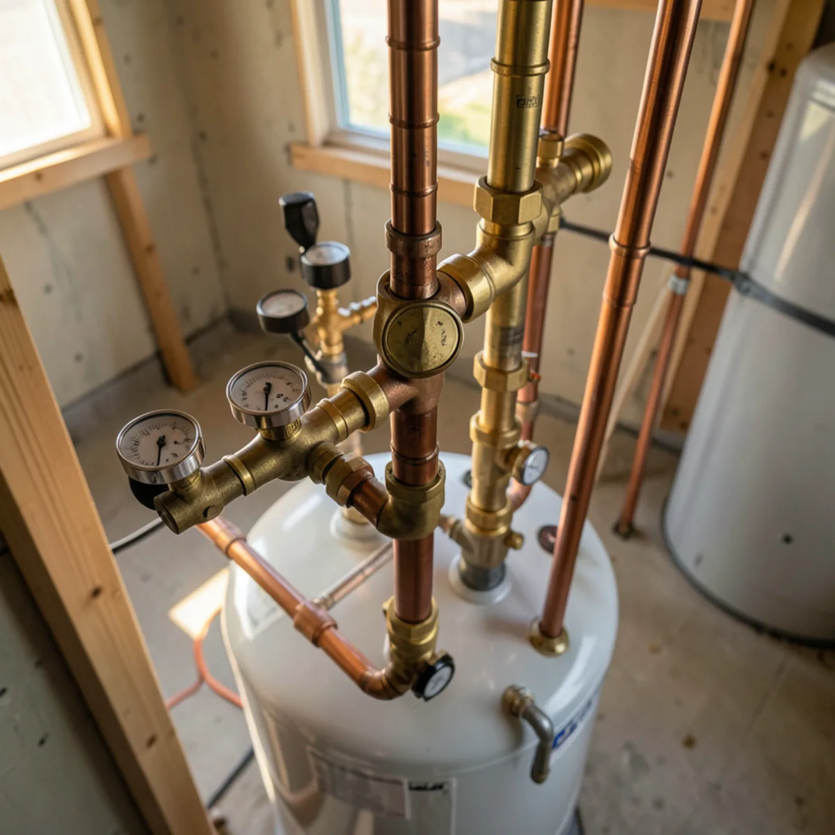 Completed water heater installation in Arapahoe County