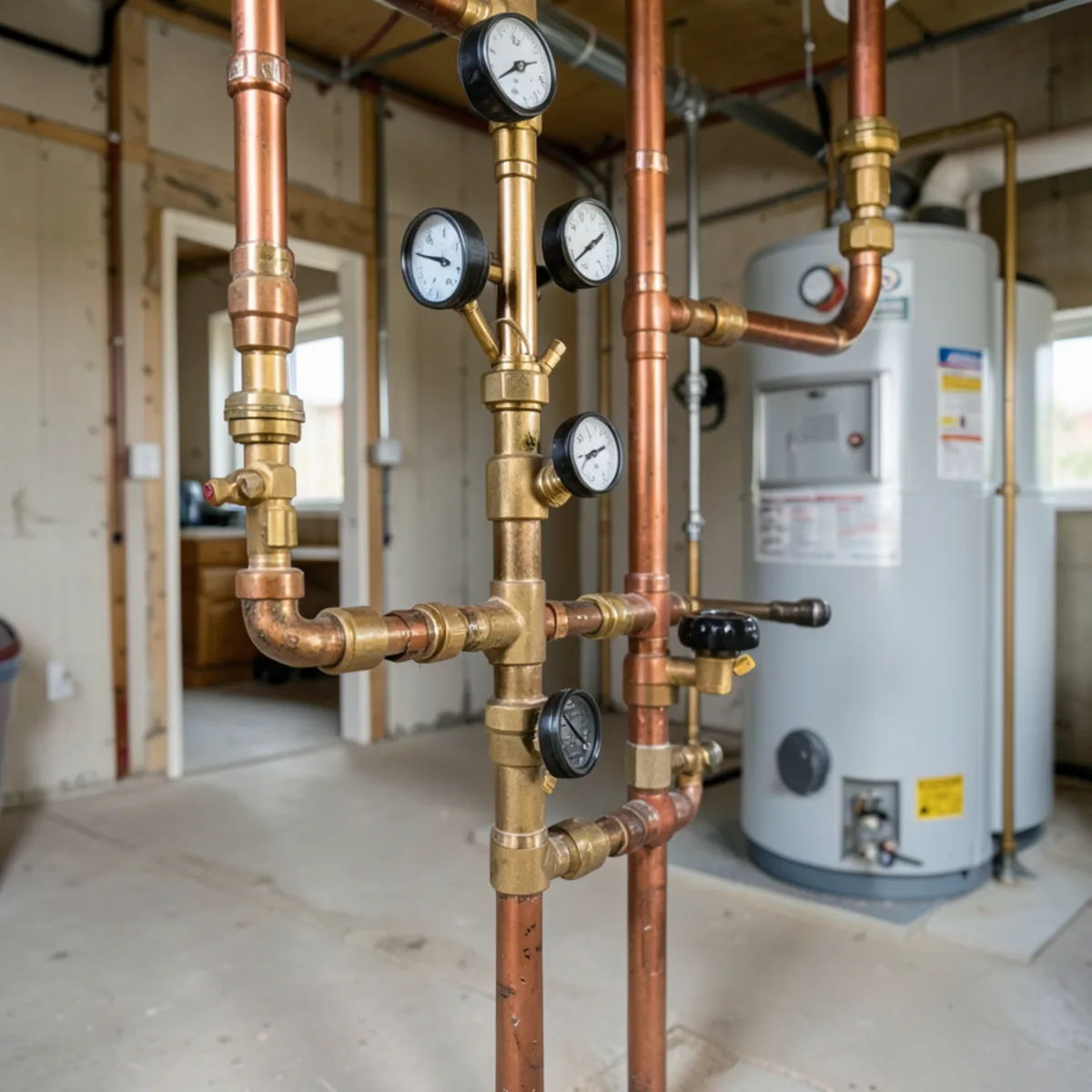 Water heater installation and piping in Arvada