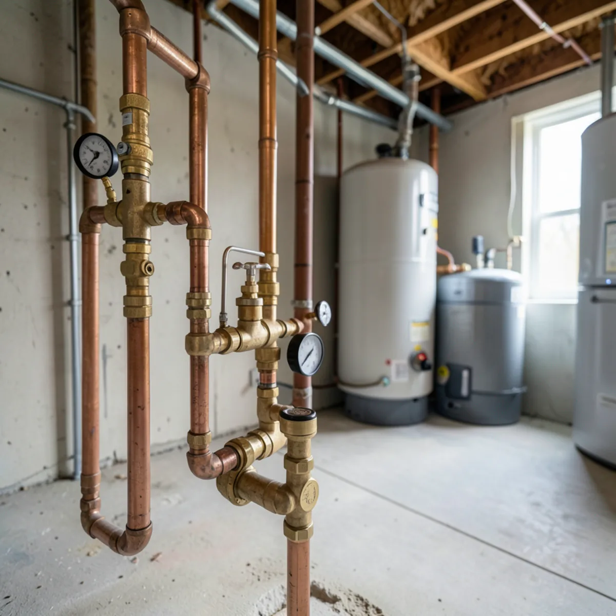 Water heater installation and piping in Castle Rock