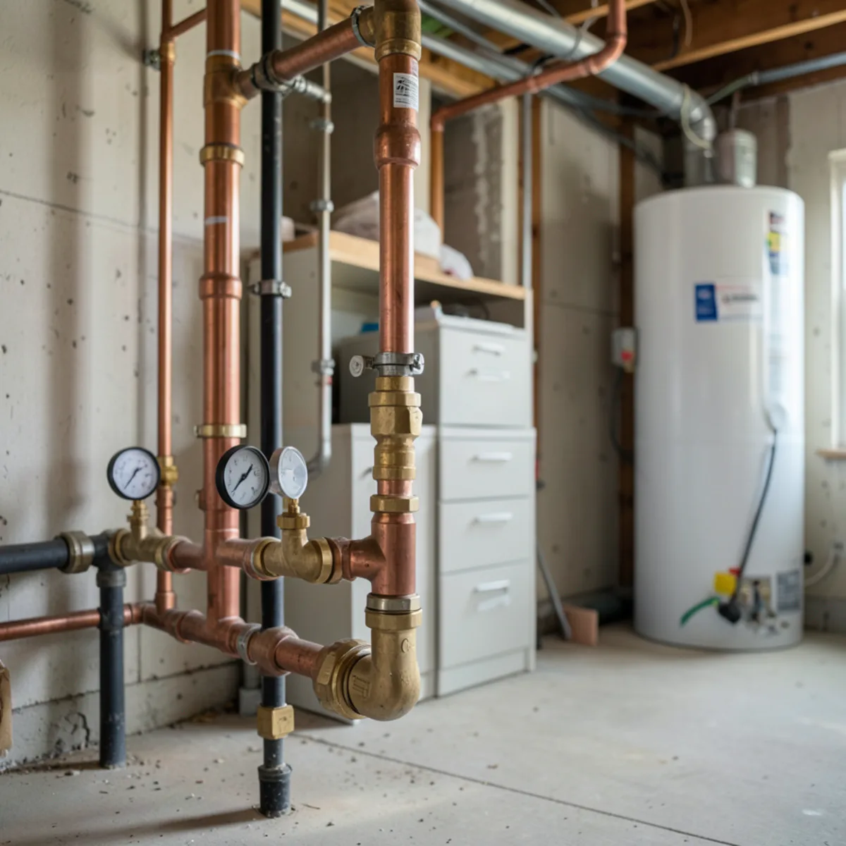 Water heater installation and piping in Columbine Valley