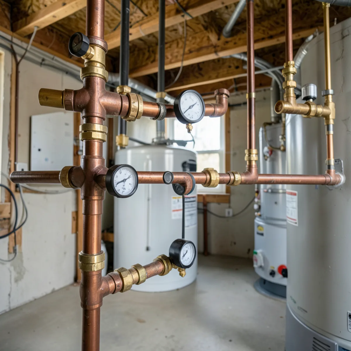 Water heater installation and piping in Highlands Ranch