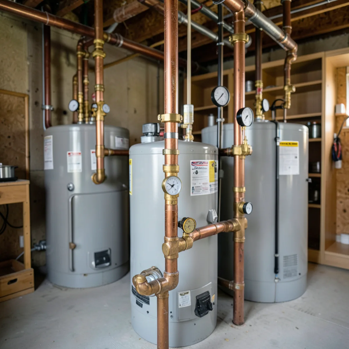 Water heater installation and piping in Jefferson County