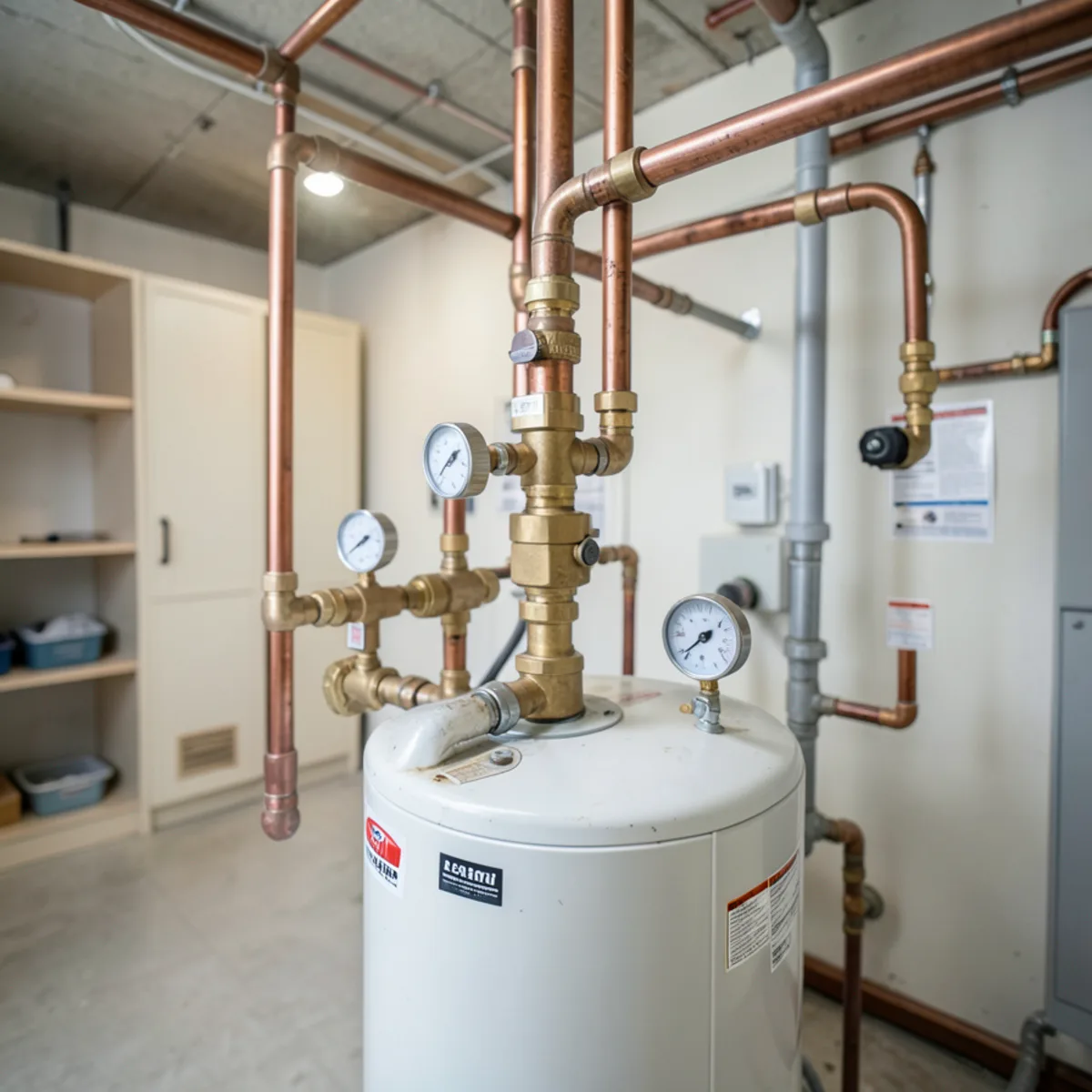 Detailed mechanical view for Commercial water heater repair in Littleton, CO
