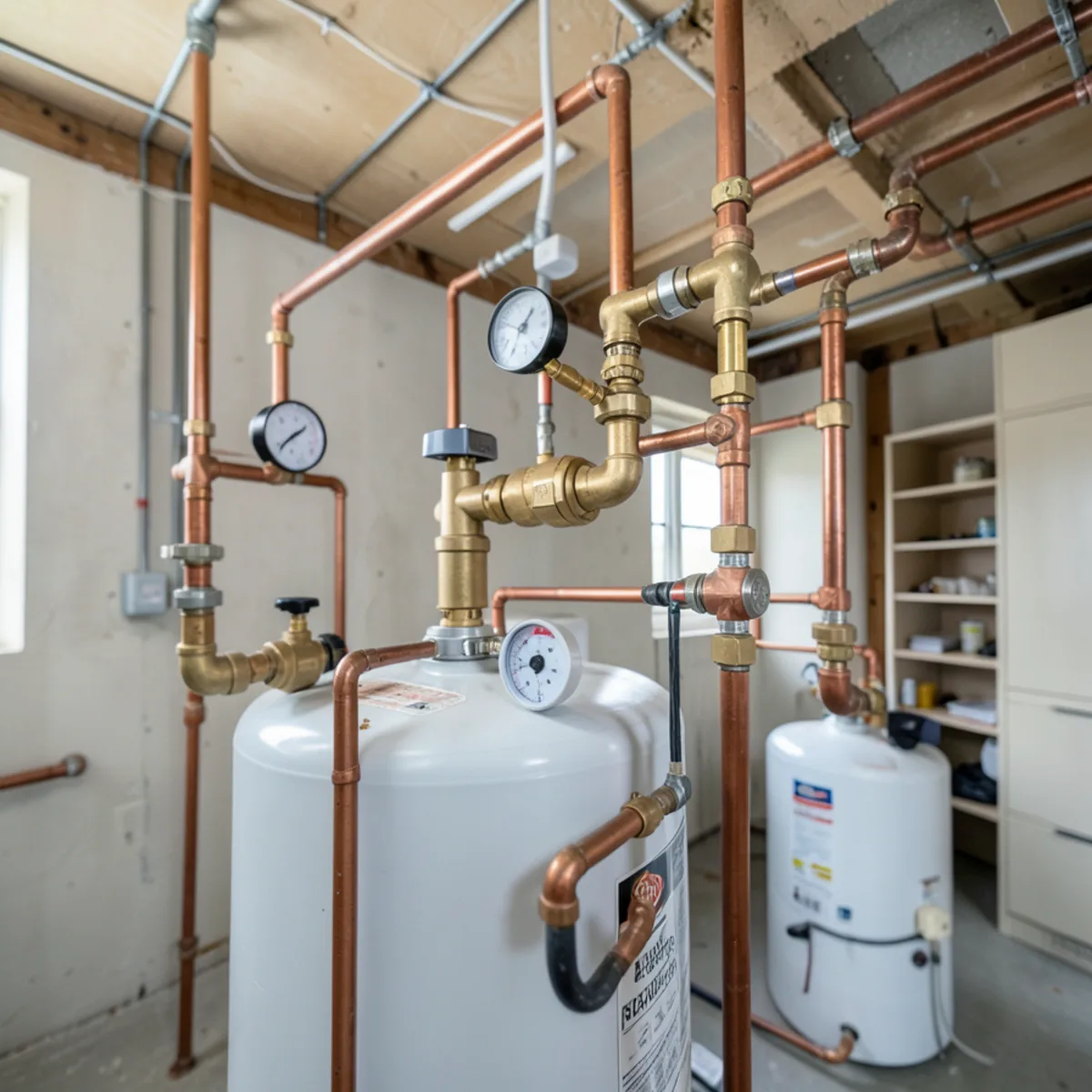 Detailed mechanical view for Emergency water heater repair in Littleton, CO