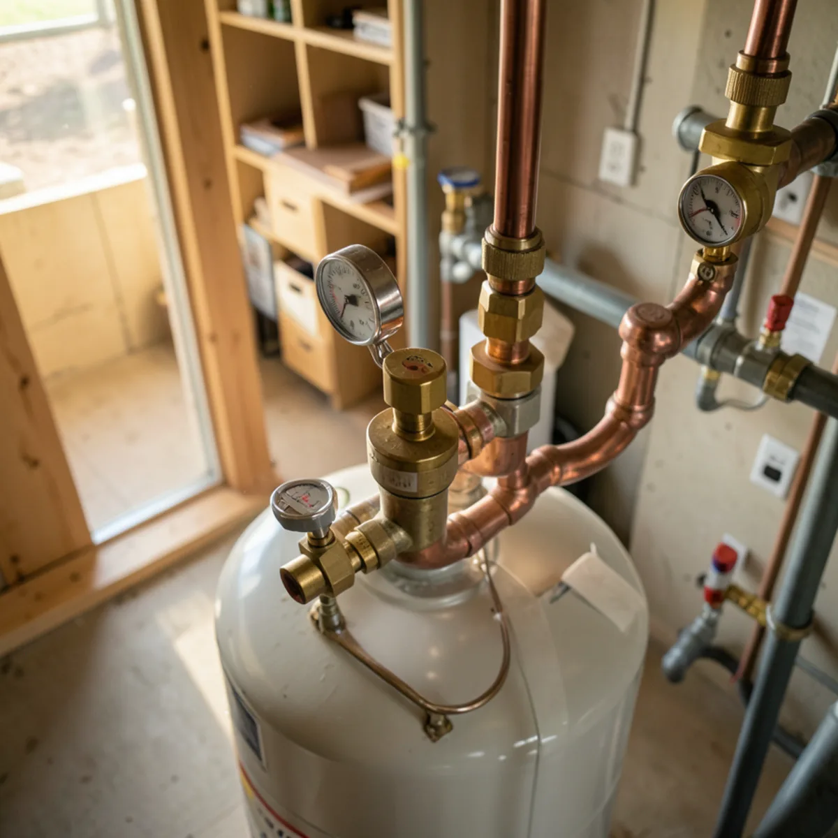 Completed water heater service in Littleton