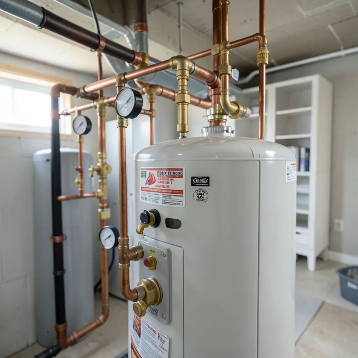 Detailed mechanical view for Tankless water heater replacement in Littleton, CO
