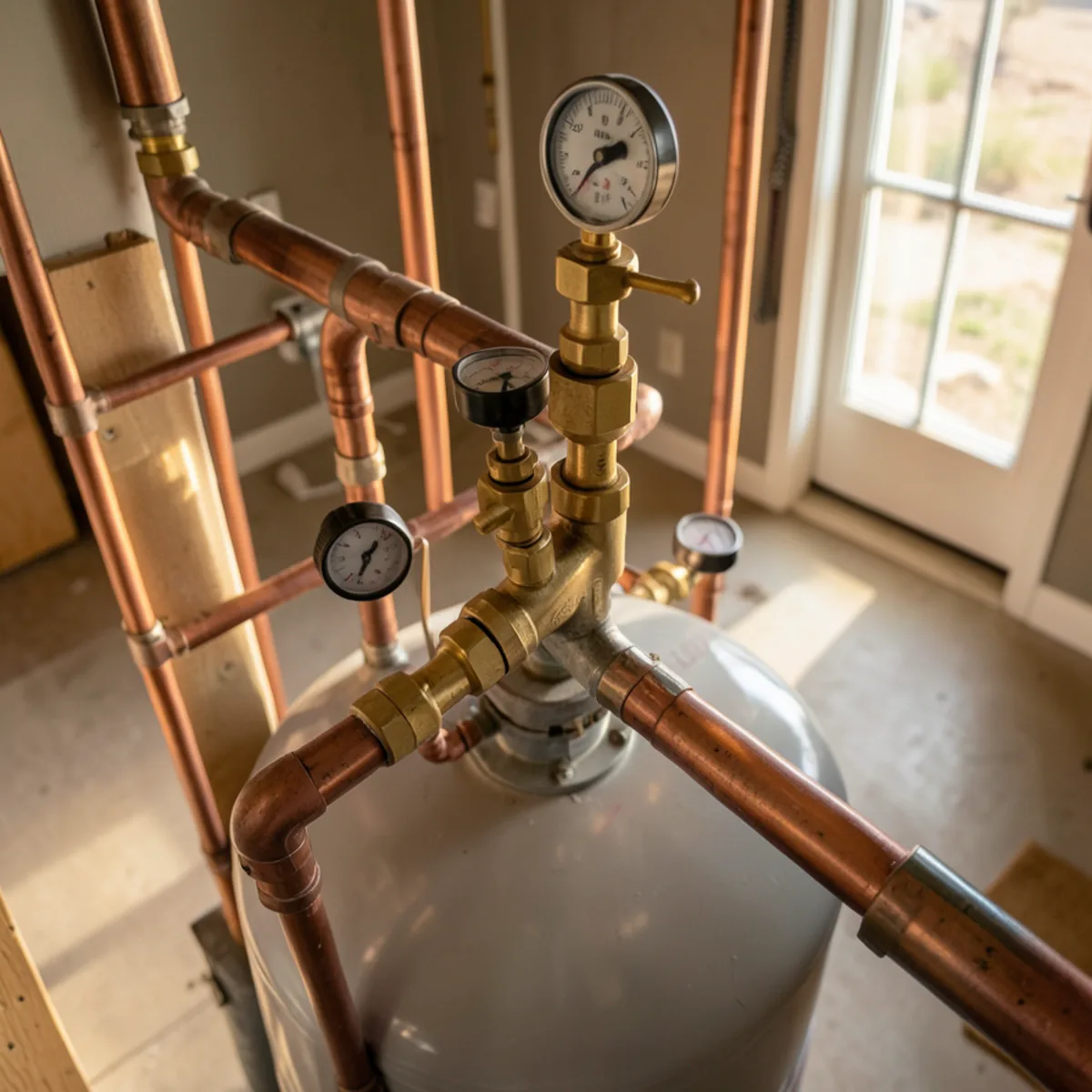 Completed water heater service in Littleton