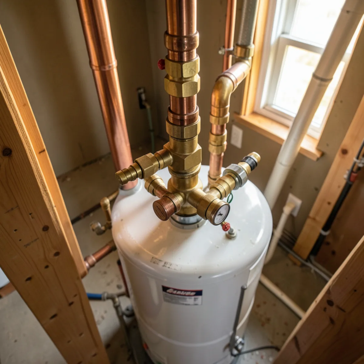 Completed water heater service in Littleton